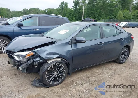 2016 Toyota Corolla S Plus from USA, damaged, VIN 2T1BURHE0GC489680
